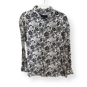 Empower Long Sleeve Bow Button Up